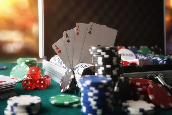harian hk live casino studio with multi-camera blackjack table
